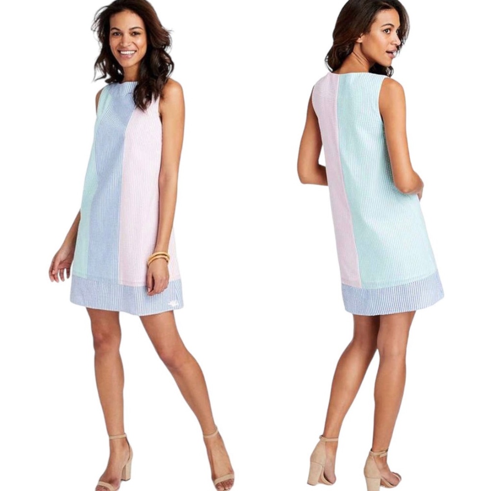 Vineyard Vines Pastel Striped Dress